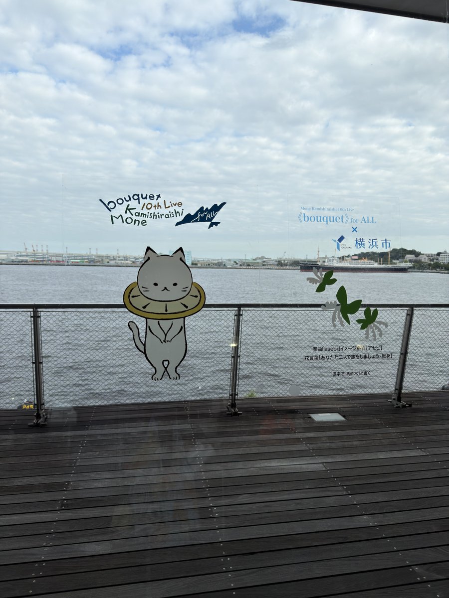 imakimikuru's tweet photo. 横浜港大さん橋国際客船ターミナル
山下公園側休憩所

楽曲「asebi」イメージ植物（アセビ】
花言葉【あなたと二人で旅をしましょう・献身】
漢字で「馬酔木」と書く
#上白石萌音 https://t.co/qZe6KN8Rfe