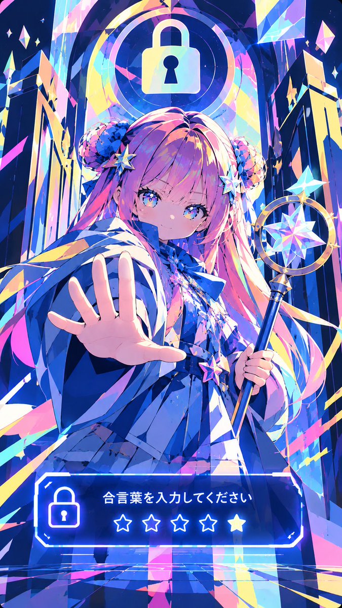 mirAI_404's tweet photo. #AIartwithlockscreen

この先へ進むには
合言葉が必要みたい🗝️✨ https://t.co/du0JN2g6ir
