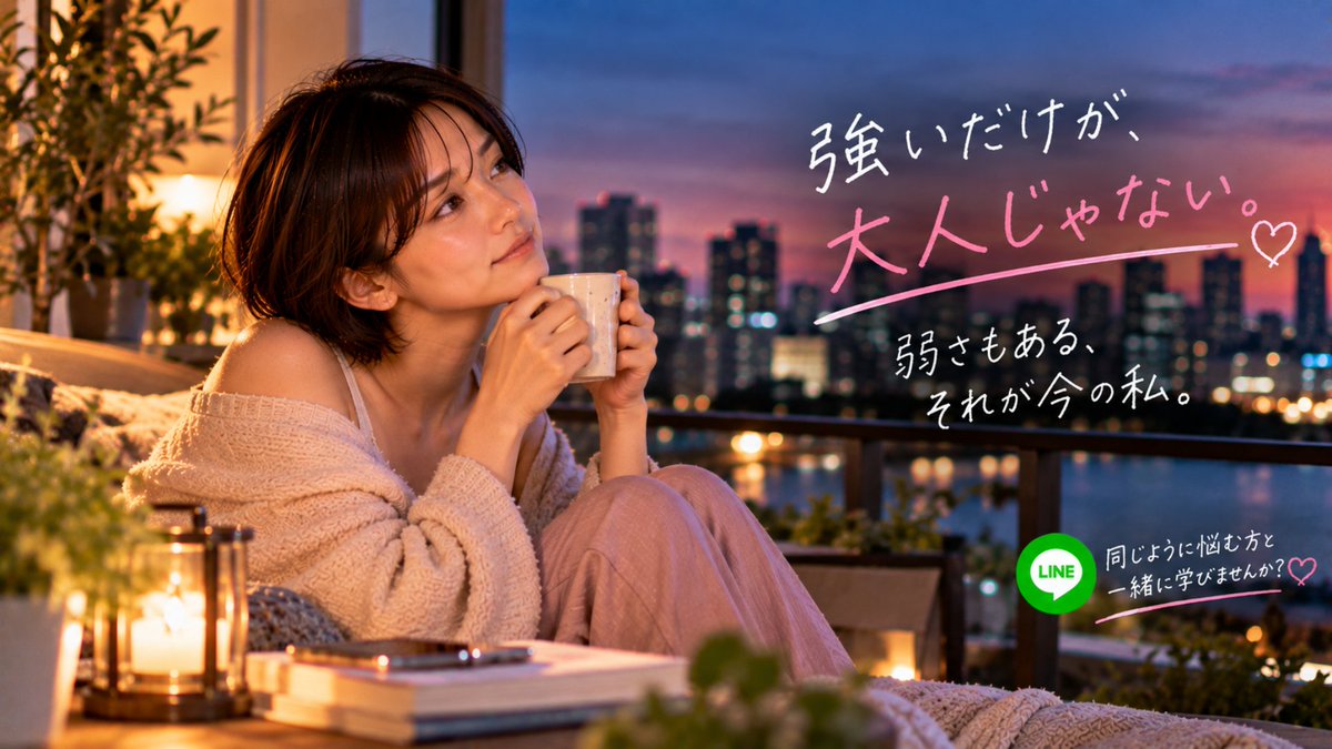 AN_jyu0502's tweet photo. 大人になったら、
もっと強くなれると思ってた。
でも実際は、
一人で寂しくなる日もあるし、
誰かに「大丈夫？」って
言ってほしい日もある。
強いだけが大人じゃないのかも。
そんなことを思う夜です🌙 https://t.co/YWfrcI5mRI