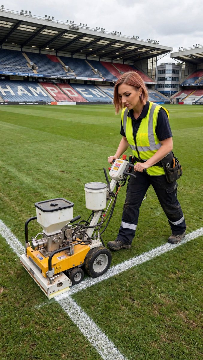 LilywhiteRebel's tweet photo. @SpideySense365 look who was helping the groundstaff last week at #HampdenPark ๐คฃ๐คฃ๐คฃโค๏ธ #ourSandra #fun #edit @iamsandrasayer https://t.co/bfEwWwbsws
