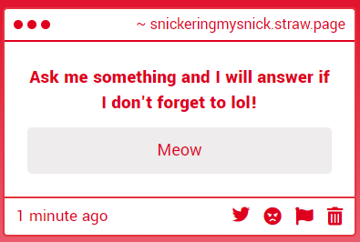 SnickDLad's tweet photo. Meow https://t.co/yKv2UR5OfH