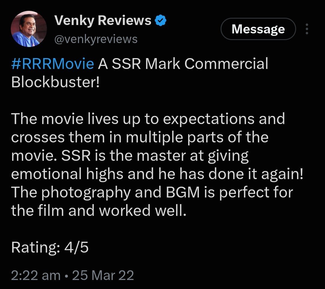 shivanirvana001's tweet photo. Get Ready for 5/5 Rating for #Varanasi 🔥🔥 from Venky Badcow 😍 https://t.co/ruYuyZ1NYo