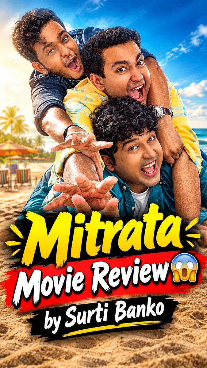 realrajpatel's tweet photo. Mitrata Movie Review 🎥 | By Surti Banko 😎

Have you watched Mitrata? 👀

#mitrata #gujaratimovie #moviereview #gujaraticinema #surtibanko https://t.co/YBdG5SFMyX