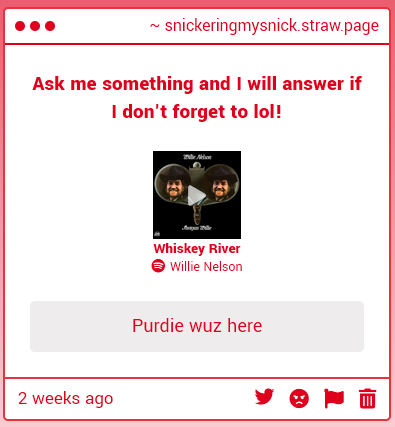 SnickDLad's tweet photo. Hello Purdie :D https://t.co/K1SOfEuBew