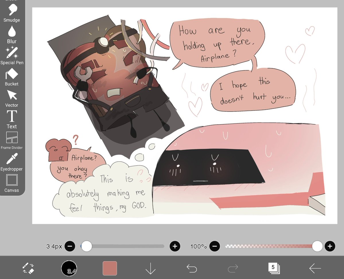 si74c's tweet photo. // Suggestive (?)
Been thinking of Toast x Airplane
#TDOS #Fanart https://t.co/3KBsQuhGDi
