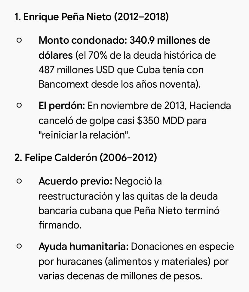 FreseSolar24511's tweet photo. @lamendiga @jorge_kato @LaloUrbanoM Por cierto, hablando de Cuba: para raspadas de erario, las de Peña y Calderón regalándoles $340 millones de dólares. Pero claro, la preocupación por el dinero enviado a la isla recién se inventó ayer. #memoriaselectiva https://t.co/tCOnWNthEb