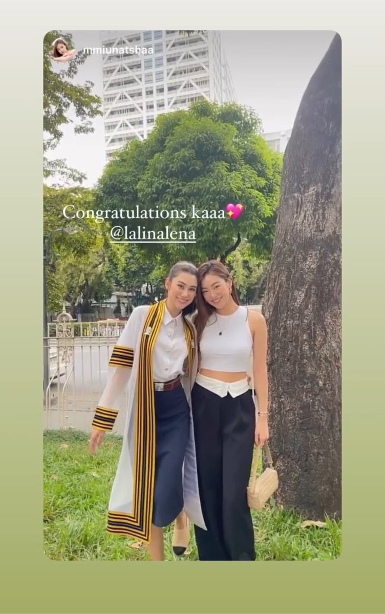 CEELMMKCH's tweet photo. 2022 LenaMiu, years from that day, you’ll be in Paris again for your second #PFW, hand in hand, with #CHANEL. 🤍 

the way lalee was wearing Chanel flats in her grad pic with muay 🥹 love how things really worked out for these twoo

#CHANELSpringSummer 
#CHANELSS27xLenaMiu https://t.co/oBs9Q2k2jg