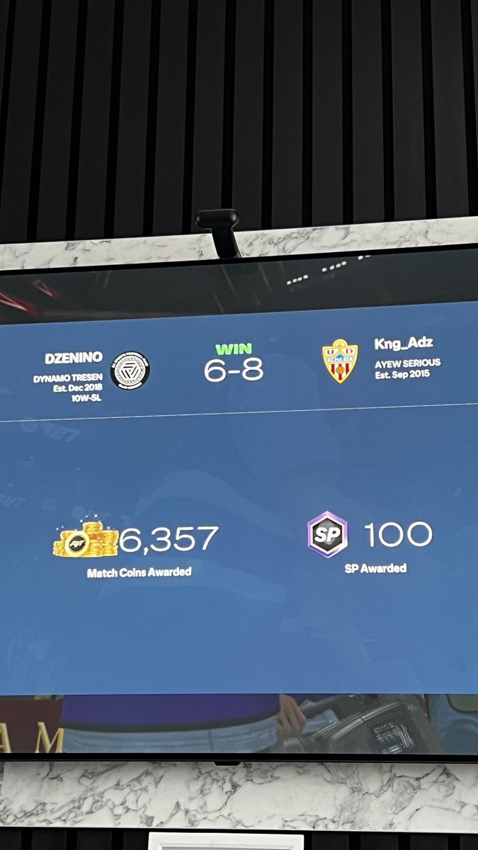 Kng_Adz's tweet photo. @UDAlmeria_Eng @U_D_Almeria Wins 9-12 https://t.co/LtIv1xvZPM
