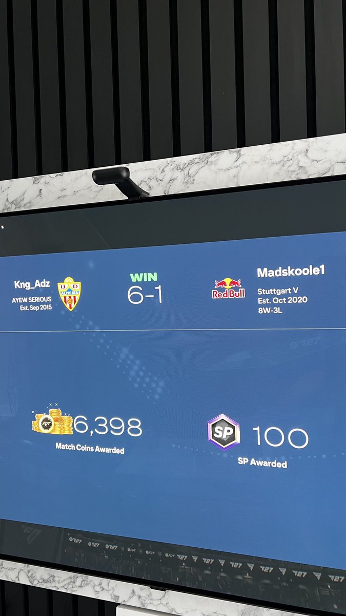 Kng_Adz's tweet photo. @UDAlmeria_Eng @U_D_Almeria Wins 9-12 https://t.co/LtIv1xvZPM
