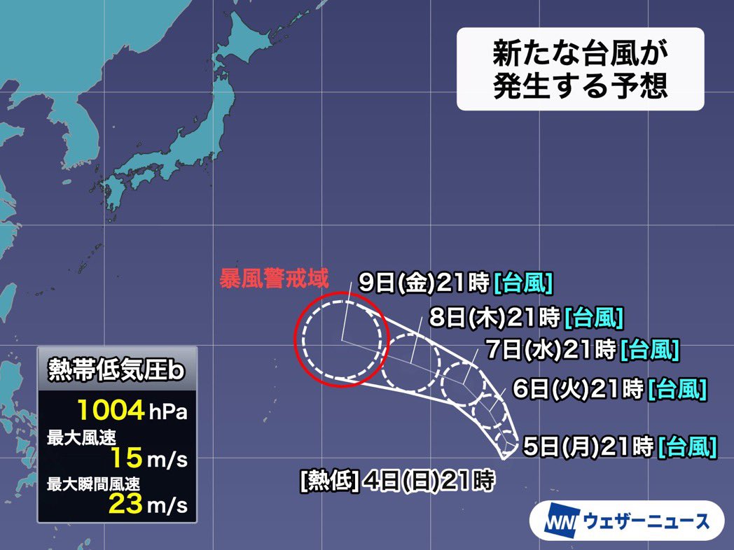 Ponamu1211's tweet photo. まさか沖縄に向かってるんじゃあるまいな🤔
＃台風28号🥚

過去最強クラスのハリケーンも日本に向かってるという噂も⁉️😱
＃台風29号🌪️ https://t.co/RJfqdZZS4W