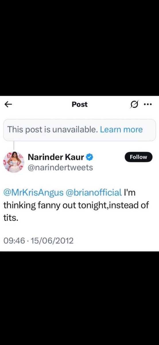 LWTMartin's tweet photo. @SpiderUncensor @narindertweets Brings it on herself with her hypocrisy. https://t.co/9m9xXGruh3