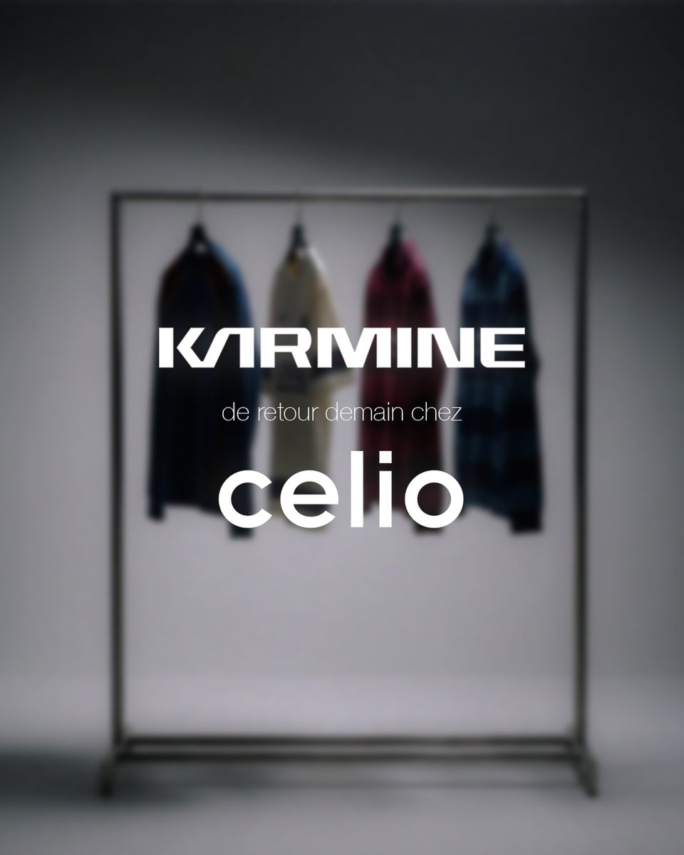 celio's tweet photo. La Karmine Corp fait son retour demain chez celio 💙 https://t.co/uECjXiMGI8