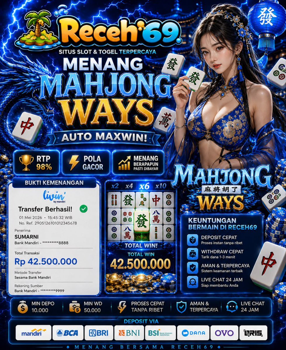 KagaiLewis's tweet photo. ☣️rekomendasi mahjong ways
☣️slot gacor hari ini
☣️pola gacor terpercaya 2026
link gacor : https://t.co/aMJon45382 https://t.co/kmrdMh04Tn