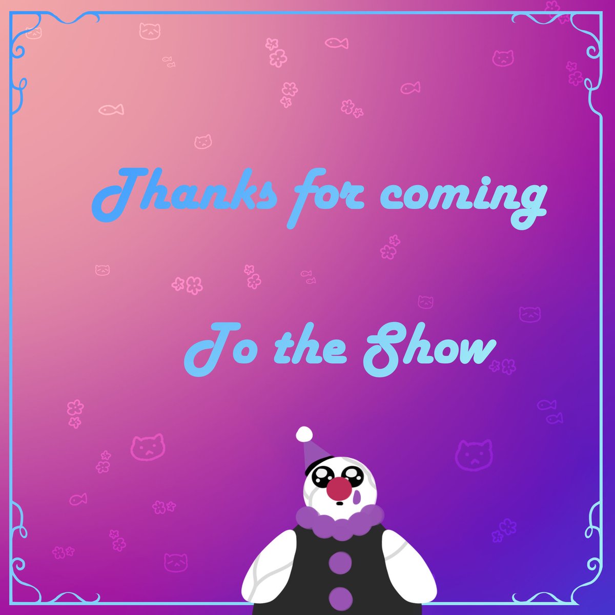 alilpurpleclown's tweet photo. Thanks for coming to the stream! I had a lot of fun playing #Wizard101 with you all!
#gaming #live #stream #pngtuber #clown #creator #adhd #safespace #hangout #chillvibes #Twitch #YouTube #kingsisle https://t.co/j9jWrAUwVK