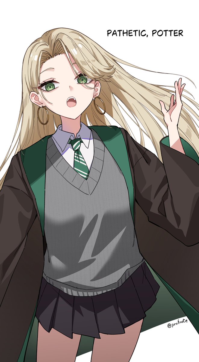 profnote's tweet photo. Tsundere is good, but I love the cold and condescending Malfoid too https://t.co/vll1b3z7jP