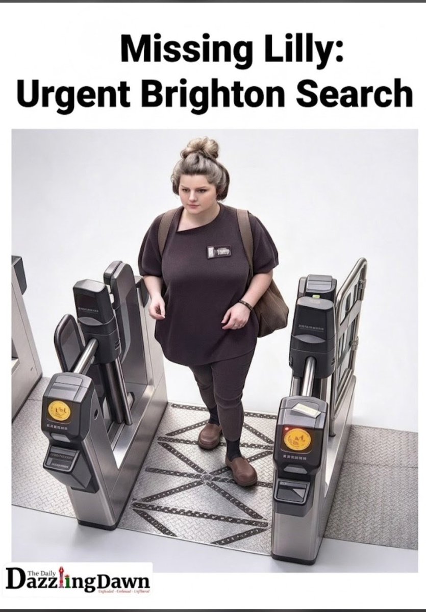 MunzerChowdhury's tweet photo. Missing Lilly, 38, from Brighton. Last seen in Cuckfield on 30 Sept. Call 999 quoting serial 439 01/10.
Follow @DailyDazzlingDawn for verified updates.
#FindLilly #MissingPerson #DailyDazzlingDawn https://t.co/0eCtbwXlW2