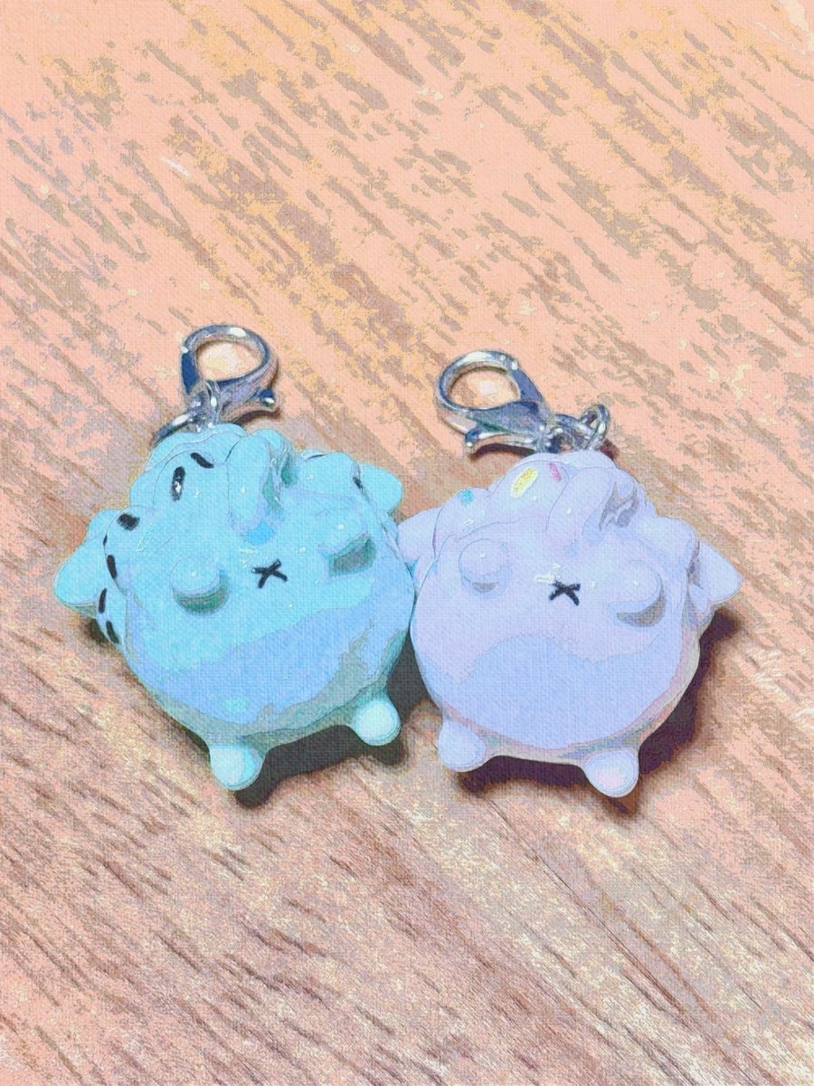 kiimononchu's tweet photo. ホイプーちゃんのぷちマークチャーム入手🧁🧁🧁
わんちゃんもホイップクリームもだいすきだからほんとにこの子ド好みなんです🐩🐶🐾
おちりもかわいいよ☺️🩵 https://t.co/99nsaVdGt7