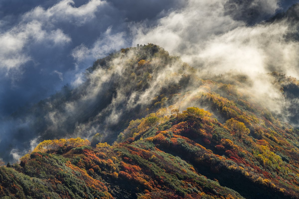 Kenichi_Wiz_'s tweet photo. 燃えるように深まる秋 - 富山 立山 - https://t.co/2qs68iLbDa