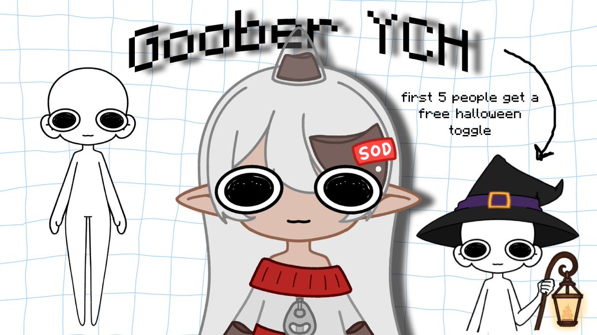 VelixiaVT's tweet photo. 📢 NEW YCH MODEL IS OUT

Over 8 Toggles to use!

⚠️ ONE FREE MODEL ⚠️

Like + Repost + Comment your design for a chance to be a goober

If you would like to buy one 🔻 https://t.co/KRZxZ3AvJU
