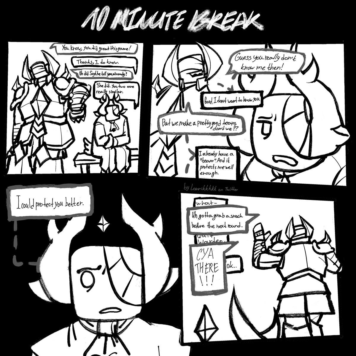 Lonrikkkkk's tweet photo. Based on the new dialogue. Ban is homo but Medkit doesn't get it
#phighting #medhammer https://t.co/KTOTe4HuOM