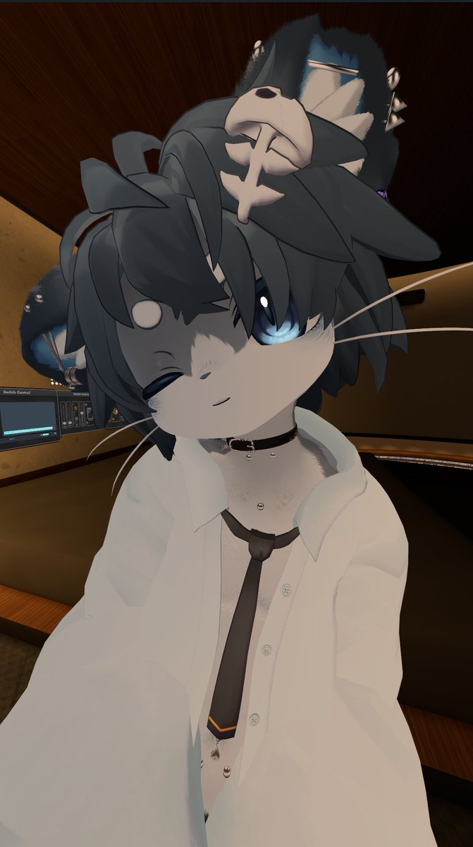 rorogal999's tweet photo. 着崩しシャロ君 #VRChat #Chalo https://t.co/atAV8Qhw3q