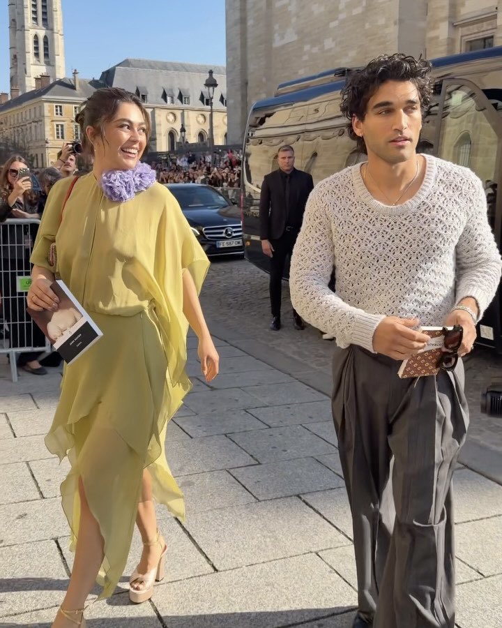 mikafeeds's tweet photo. mika abdalla and josh heuston at the valentino show in paris https://t.co/oHOK7n46ki