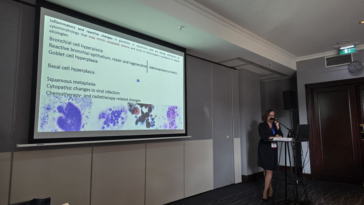 chriszioga's tweet photo. #Cytopearls from the one of a kind, elegant Dr @mdlozanoe during our #IACcompanionmeeting #ECCyto2026 @IACytology https://t.co/dYBNw6db89