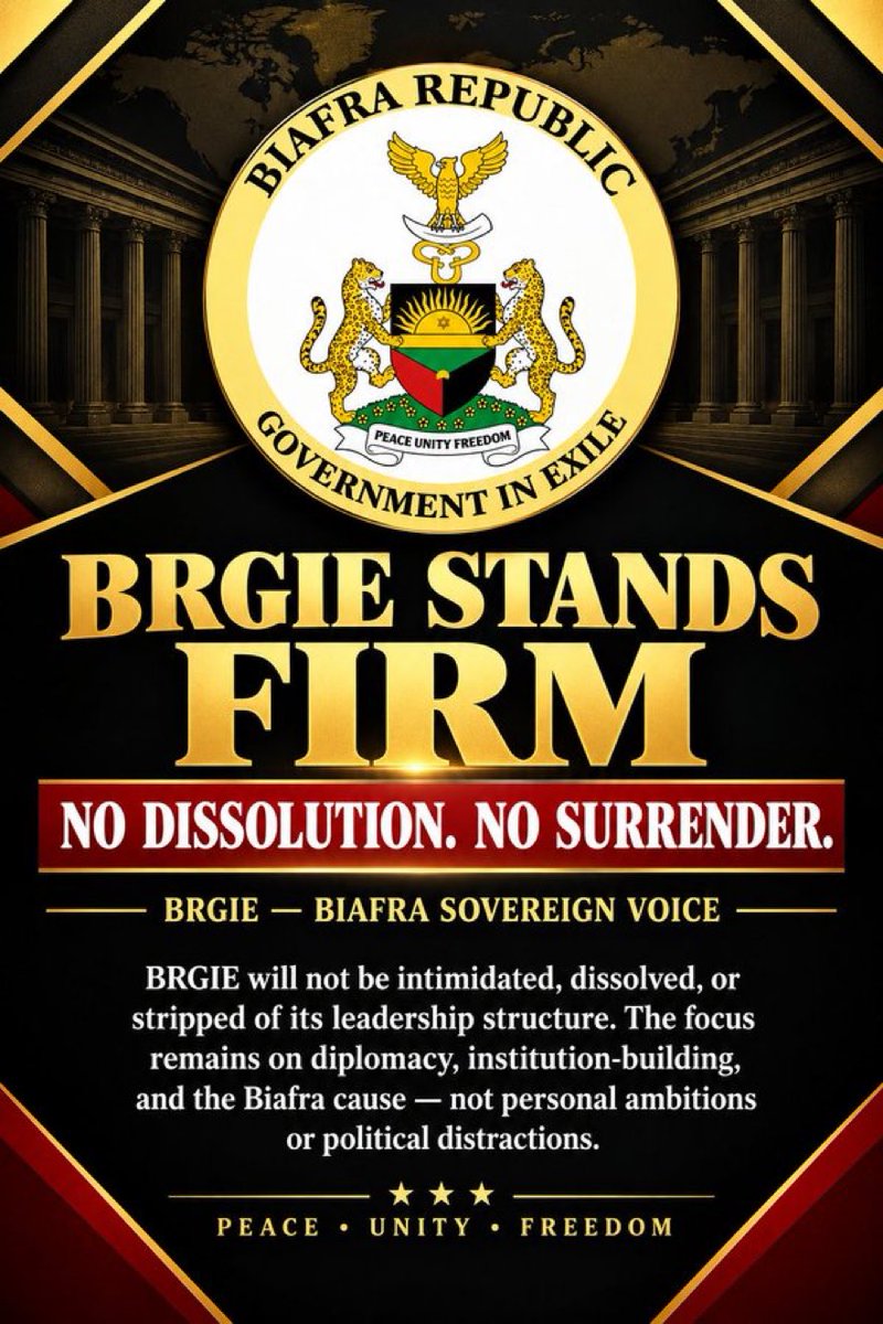 BRGIEinfoMinist's tweet photo. WE LOVE YOUR CRY 😭!
They Fear BRGIE GOVERNMENT!
They Told Us to destroy the Government & every arms of the Government!
We told them NO!
Then they cried & Decided to bring out Sokoto Declarations to Support Nigeria 🇳🇬 2027 Elections for Unity of 1Nigeria 😳🥸🙈￼🥸🥸 Now they are still crying 😭 THE FEAR OF BRGIE IS THE BEGINNING OF WISDOM.