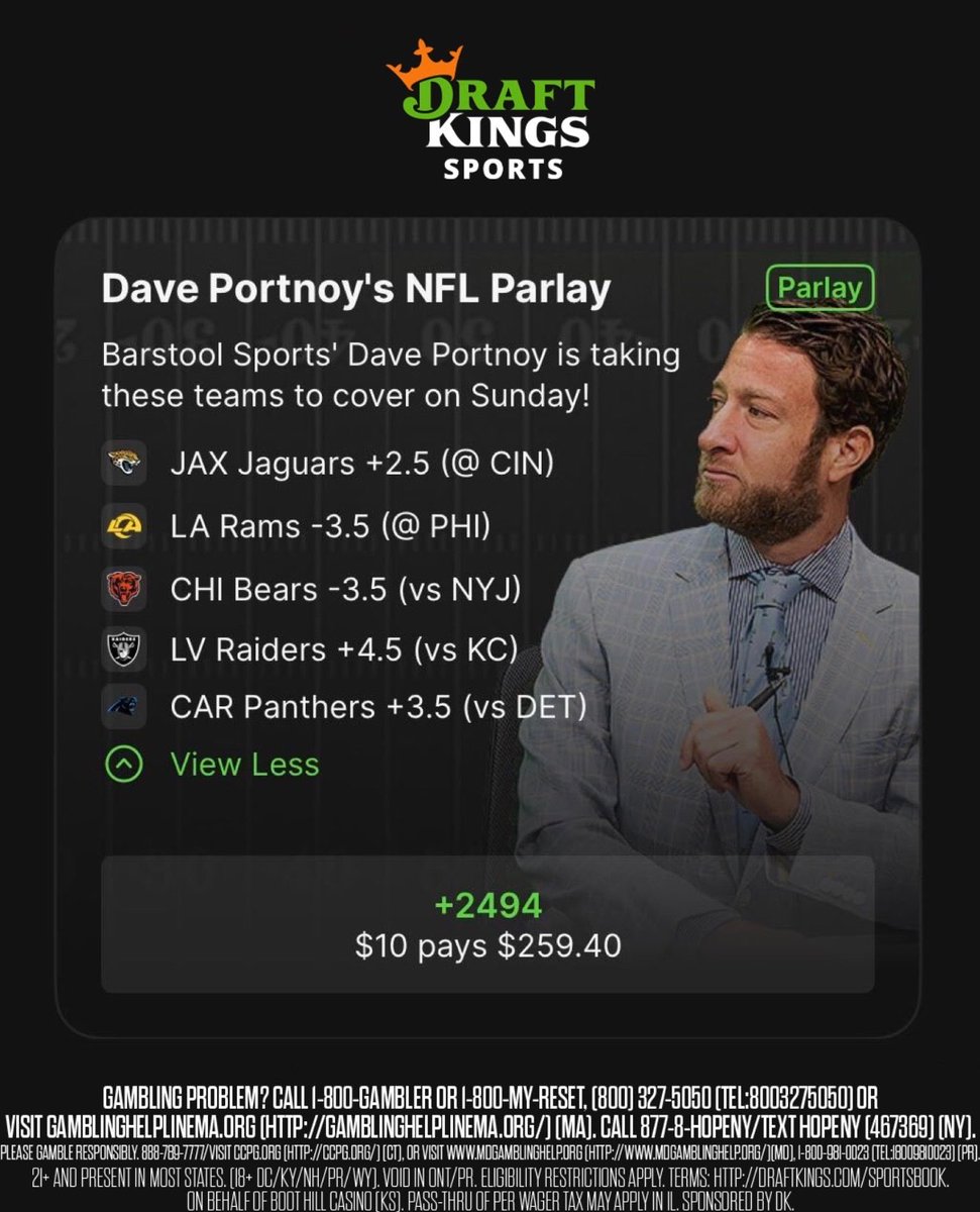 stoolpresidente's tweet photo. I went 4 for 5 last week     Good luck to all who tail   #dkpartner https://t.co/hO5Ne8VYC6