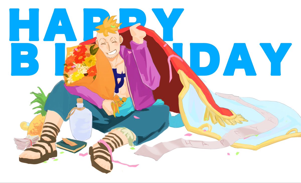 omris_0141's tweet photo. 🍍happy birthday！！
#マルコ誕生祭
#マルコ誕生祭2026
#不死鳥マルコ誕生祭2026 https://t.co/tpzZW0UVYx