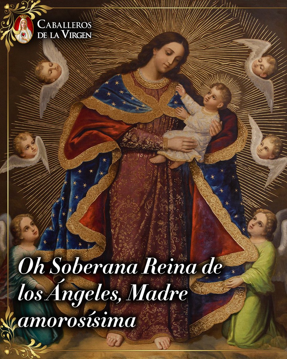 Cab_Virgen's tweet photo. Cerramos la semana de los ángeles donde empezó todo. ✨ Ellos sirven a Dios, y María es su Reina porque fue la más obediente de todos. https://t.co/tNew8l6L30
