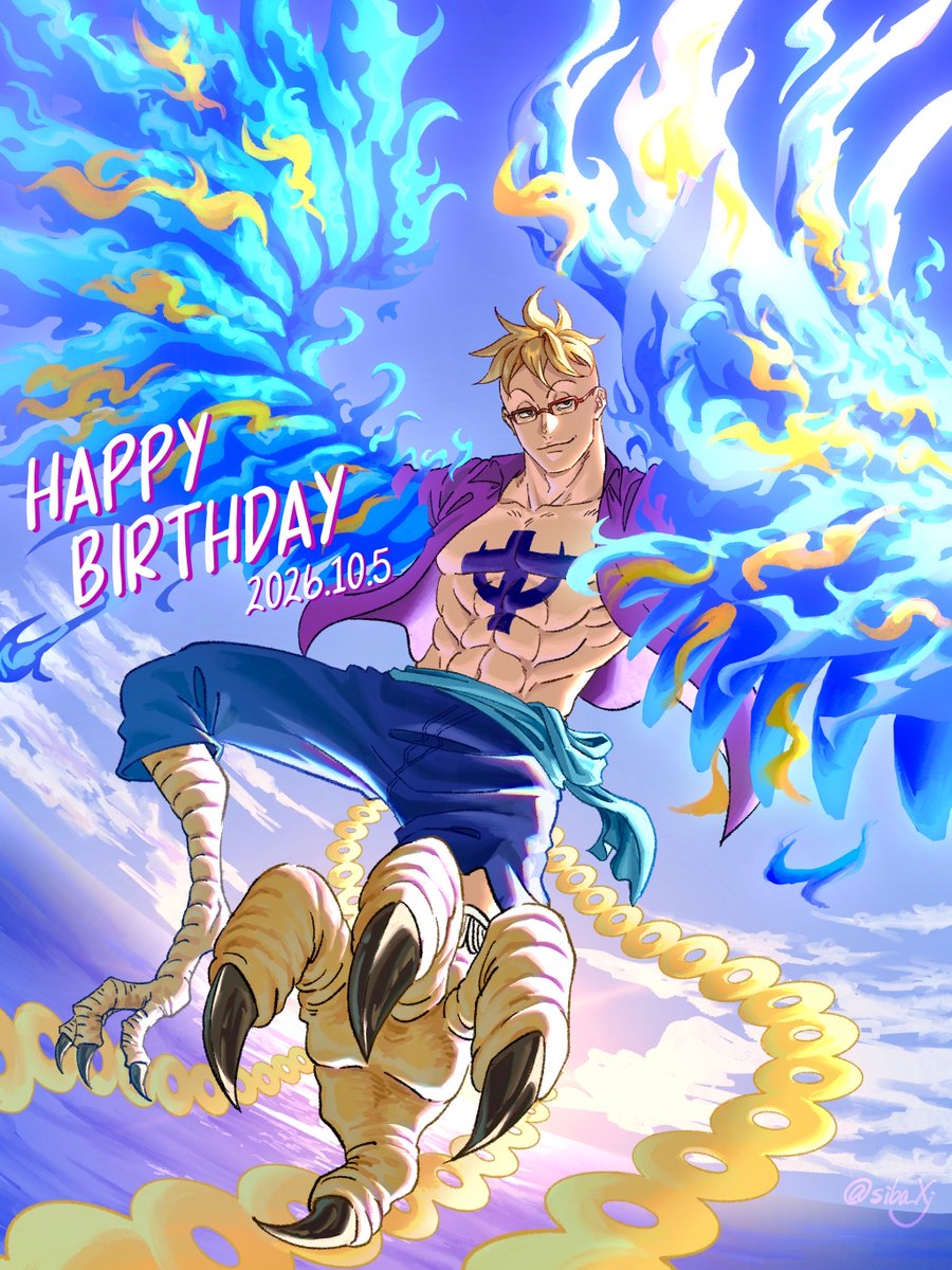 siba_Xj's tweet photo. おめでとう🎉
#マルコ誕生祭2026
#不死鳥マルコ誕生祭2026 https://t.co/YBAHTFLVG2