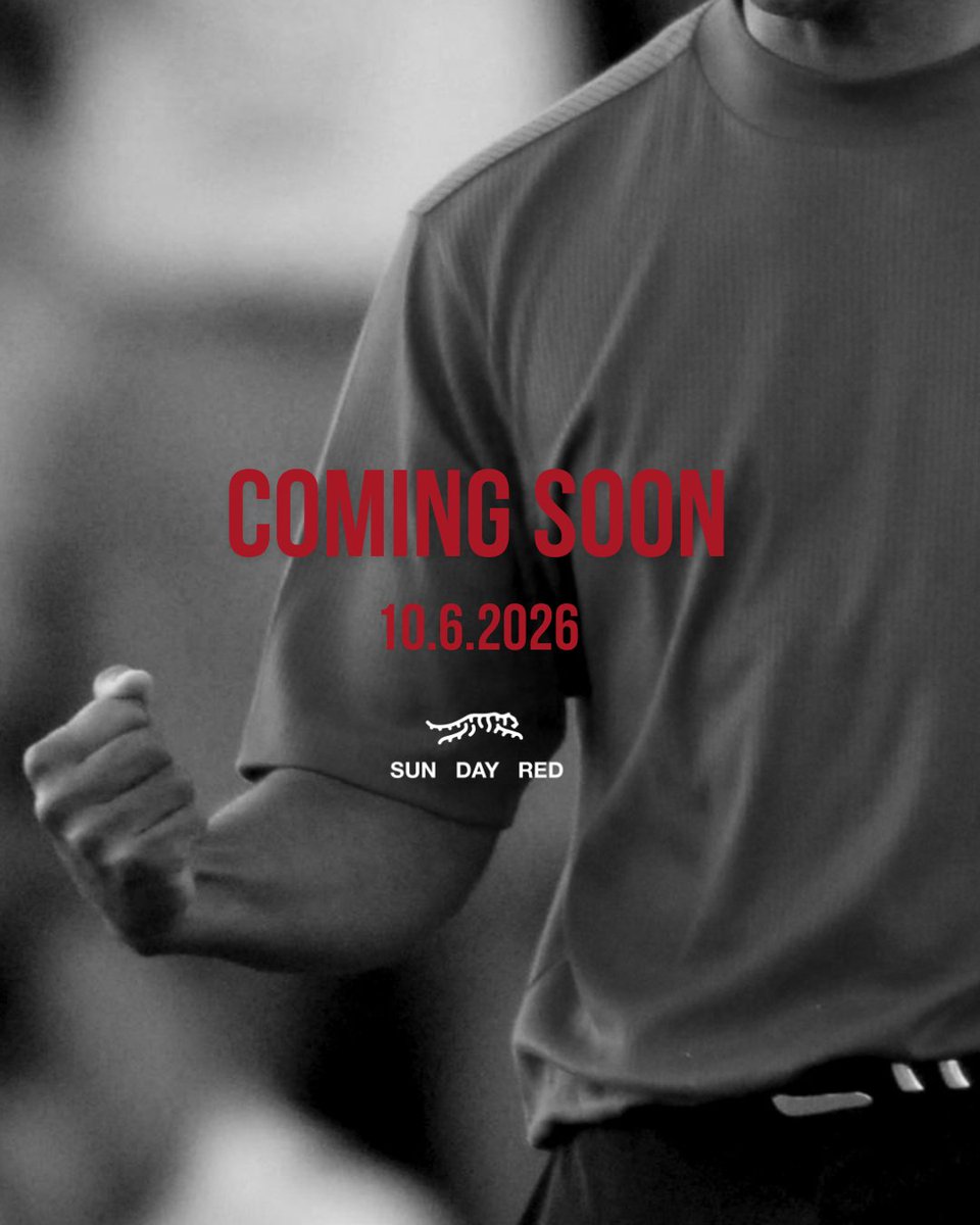 SunDayRed's tweet photo. Some things arent nostaliga, they're unfinished business. An Icon is coming 10.6.2026. #SunDayRed https://t.co/zhMeikxnZk