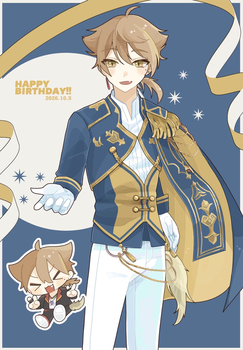 kmkpn's tweet photo. これからも楽しいことたくさん教えてください✌️✌️✌️
#伏見ガクバースデー2026
#絵ガク https://t.co/p7b4p3tesP