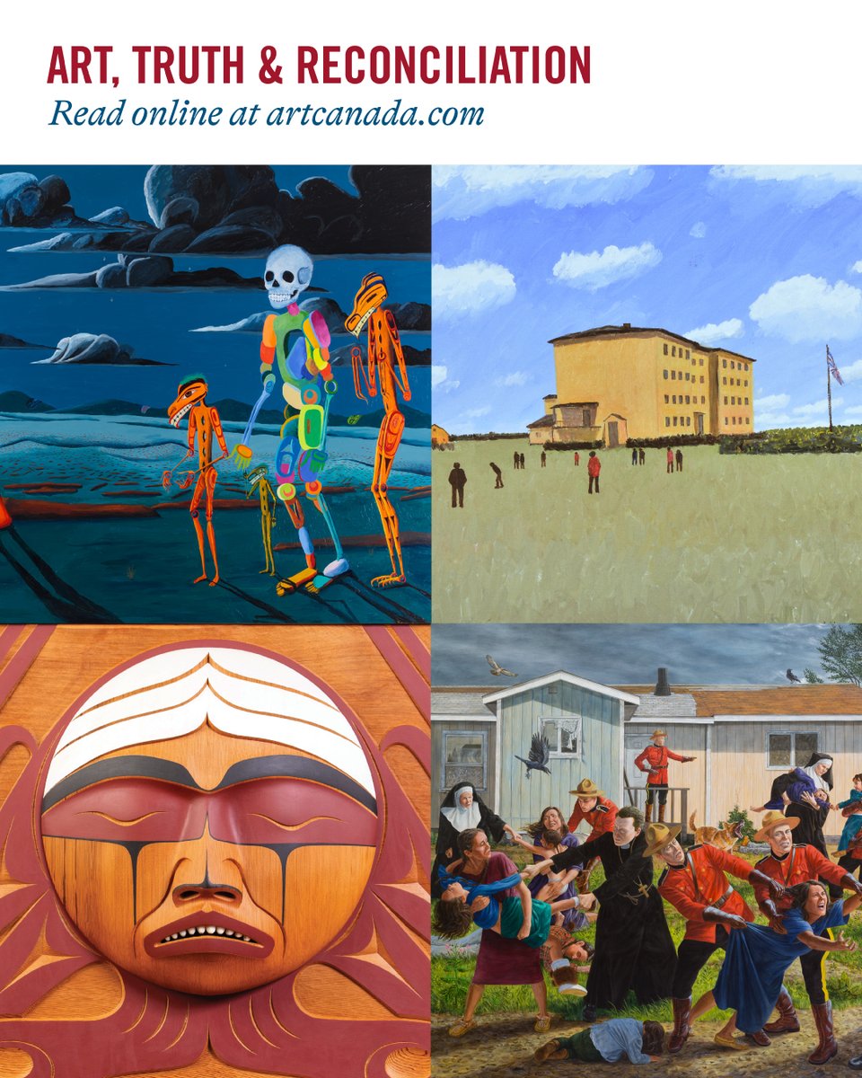 artcaninstitute's tweet photo. 📖 This week, the Art Canada Institute released "Art, Truth &amp; Reconciliation: Indigenous Testimony in the Aftermath of Canada’s Residential Schools" by nêhiyaw (Plains Cree) curator and scholar and citizen of the Siksika Nation Gerald McMaster. 

https://t.co/8C2zppGN58 https://t.co/fp567SdI60