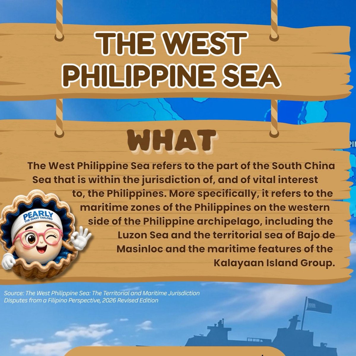 wpstransparency's tweet photo. 𝐇𝐈 𝐈’𝐌 𝐏𝐄𝐀𝐑𝐋𝐘!

𝐋𝐞𝐭’𝐬 𝐞𝐱𝐩𝐥𝐨𝐫𝐞 𝐭𝐡𝐞 𝐰𝐞𝐬𝐭 𝐏𝐡𝐢𝐥𝐢𝐩𝐩𝐢𝐧𝐞 𝐒𝐞𝐚! Let’s explore the facts and discover what it means to you and me.

Engage with us. Who knows? You might be the next face of my WPS Journey! 👀

#WestPhilippineSea
#WPSTransparency
#WPSPearlyEngagement