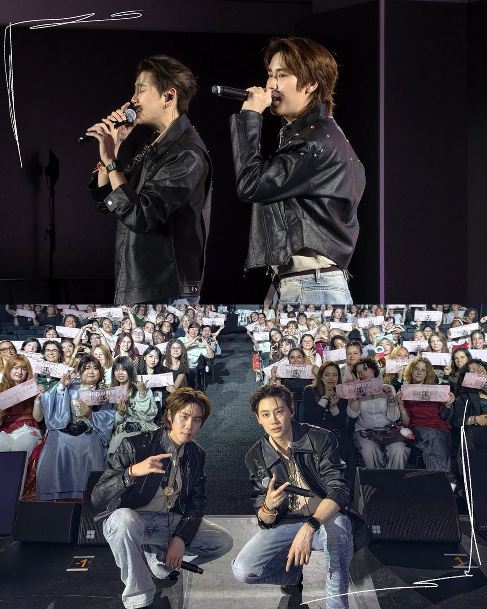 GMMTV's tweet photo. วันนี้พวกเรามีความสุขมาก ๆ ที่ได้มาเจ���กับทุกคนที่นี่ หวังว่าเราจะได้เจอกันบ่อย ๆ นะครับ สนุกมาก ๆ ครับ ❤️🫶🏻🩵

We had such an amazing time meeting everyone today. 
We hope to see you all again very soon. Thank you for making today so special !❤️🫶🏻🩵

Nous avons passé un moment incroyable en rencontrant tout le monde aujourd���hui. 
Nous espérons tous vous revoir très bientôt. Merci d’avoir rendu cette journée si spéciale ! ❤️🫶🏻🩵

#GMMTVFANDAY37INPARIS
#BOUNPREMxFANDAY37INPARIS 
#GMMTV