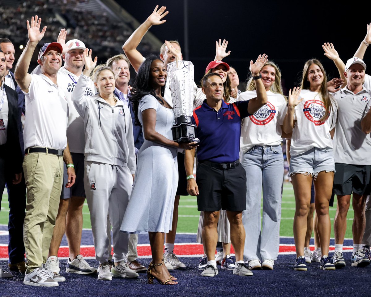 Big12Conference's tweet photo. The 2025-26 @Allstate Big 12 Commissioners Cup is HOME 🐻⬇️

Congratulations to the Arizona Wildcats! https://t.co/cgdJEtoab3