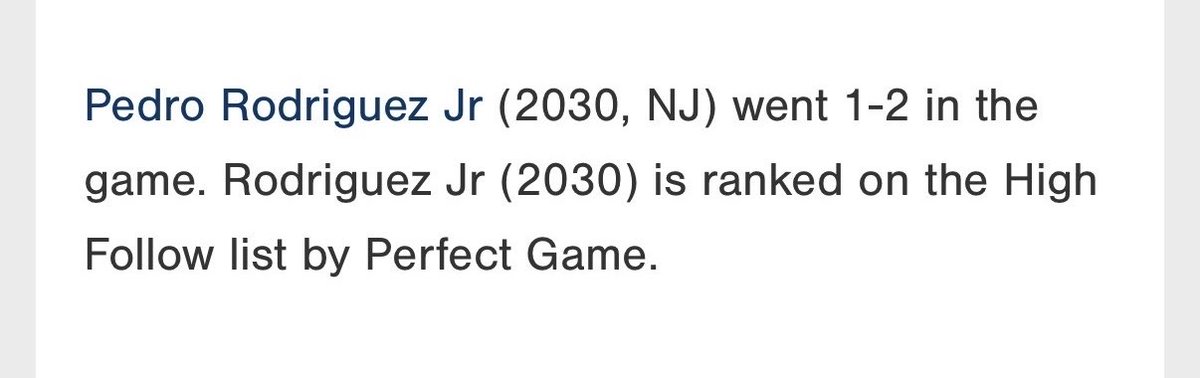 prod9924's tweet photo. Wrapped up WWBA competing at the 17U level as a 2030. Grateful for the opportunity to challenge myself against strong competition. Leaving with a clear focus on what to improve and ready to get back to work.

Pedro Rodriguez Jr. | 2030 | OF/LHP
Don Bosco Prep @WowFactor_NE @coachde2_base