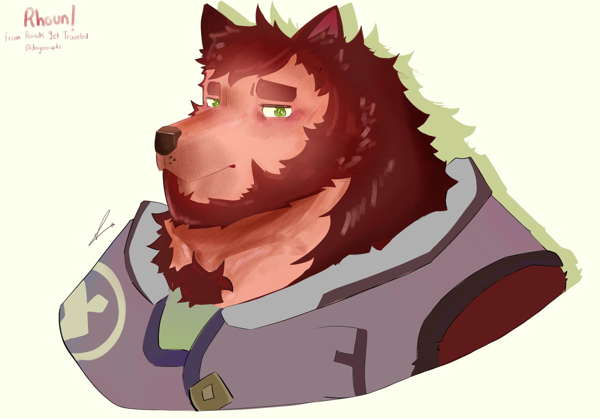 dogoowti's tweet photo. Rhoun from Roads Yet Traveled!
By: @CryptidDog 

#visualnovel #furry #roadsyettraveled #furryfandom #furryvn https://t.co/Q7rCKtBXbK