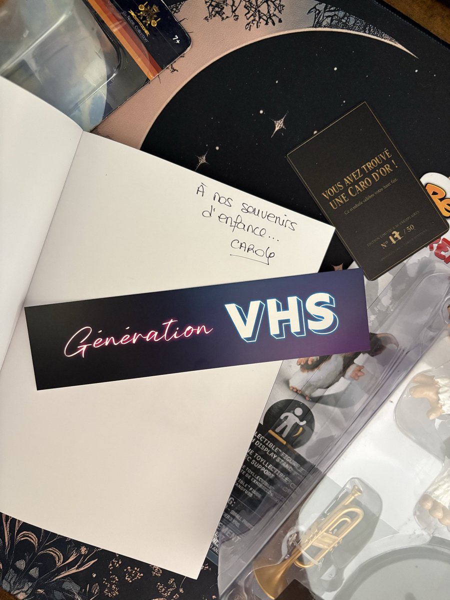 Korogu32's tweet photo. Enfin reçu ! Merci @CaroleQuintaine, trop hâte de me plonger dedans 🫶🏼 #generationVHS https://t.co/eA9E0BXQXS