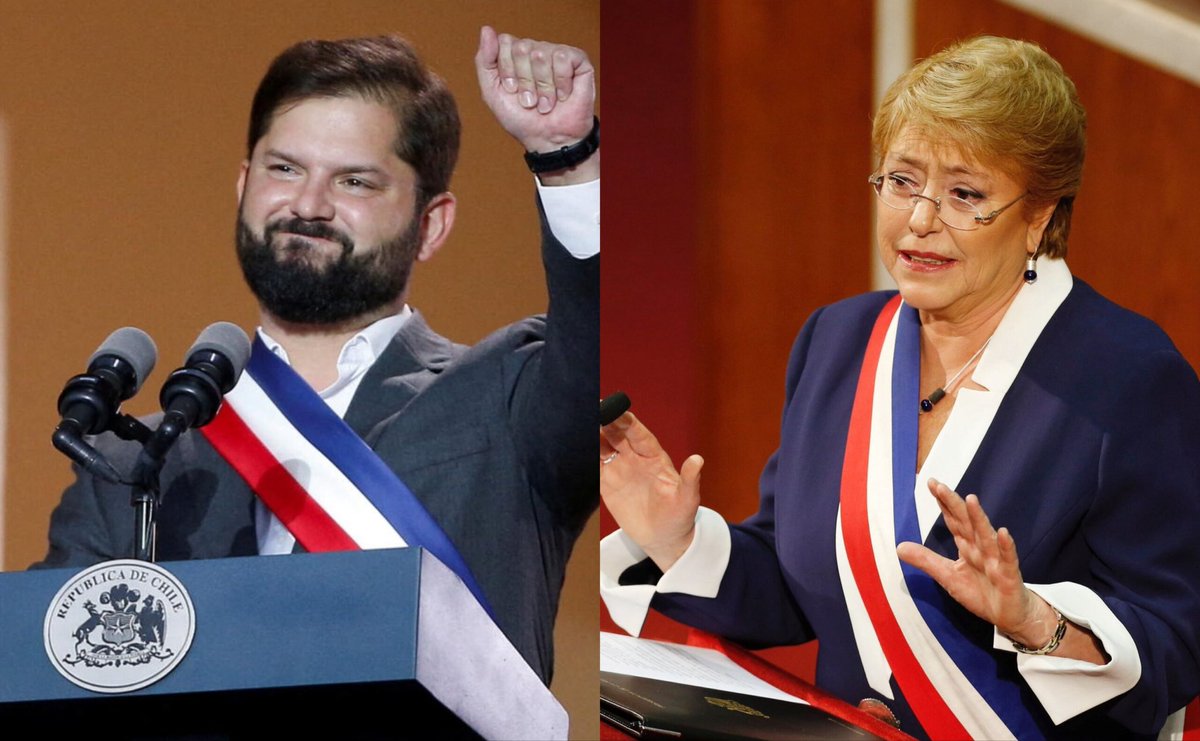 exhitchcok's tweet photo. Bachelet + Boric es la manera correcta, más poderosa y eficiente de rearmar a la oposición, para darle con todo a estos “republinazis” que están destruyendo Chile, pero ir más mucho allá de eso.
Luego de posicionarnos nuevamente con propuestas claras para la ciudadanía, con entendimientos y acuerdos AMPLIOS, primero en cuanto bases comunes democráticas y luego con propuestas programáticas SIMPLES.
Superado ese paso, nos ponemos a conversar quiénes van a ser los candidatos/as de la izquierda/centro izquierda para el periodo 2030 y competir con fuerza para ganarle al trucho de Parisi/ PDG y también para lograr enterrar para siempre a estos pinochetistas mentirosos y nefastos que se tomaron el poder de forma fraudulenta con el dinero de Cerimedo.