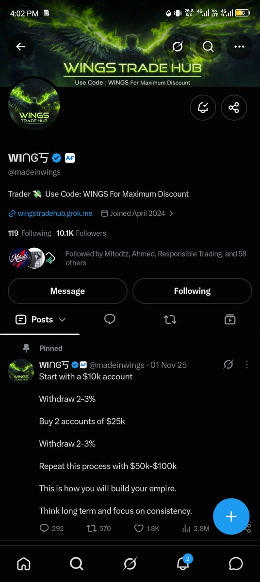 Black_margin's tweet photo. @iTrades7 @AlphaCapitalUK @madeinwings @PropFirmStars @Danieltrades 
@pips_daily 
@IsahMarket 

Hope it favours me 🤲 https://t.co/hC5rJ0zwXC