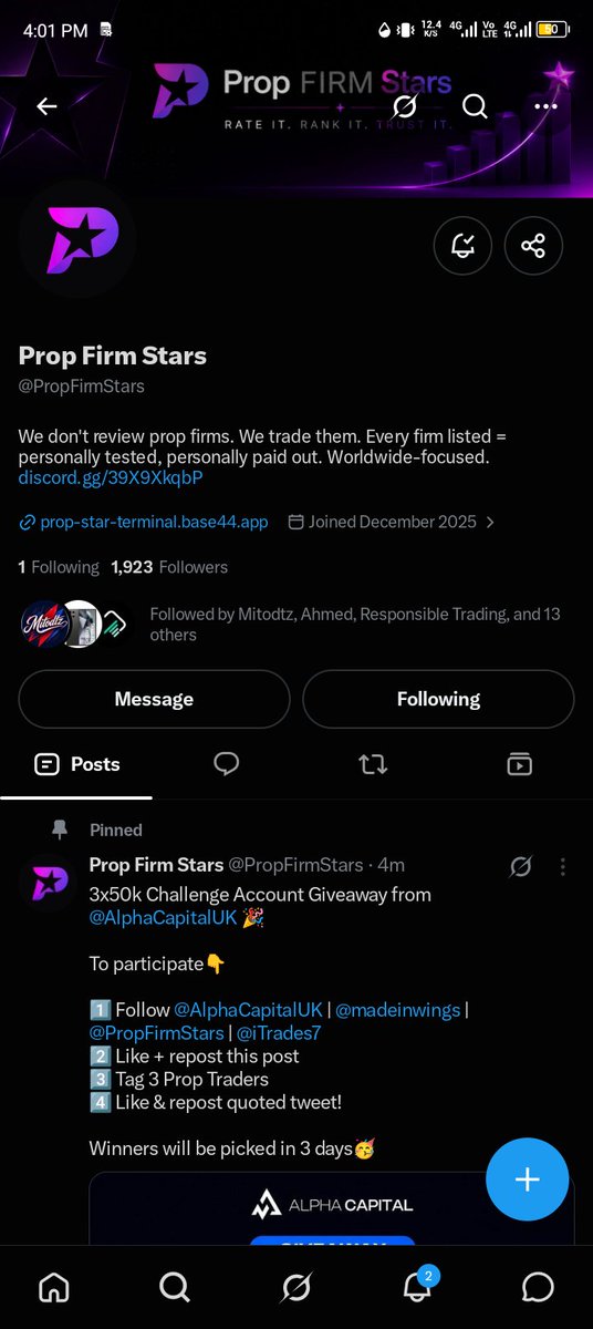 Black_margin's tweet photo. @iTrades7 @AlphaCapitalUK @madeinwings @PropFirmStars @Danieltrades 
@pips_daily 
@IsahMarket 

Hope it favours me 🤲 https://t.co/hC5rJ0zwXC