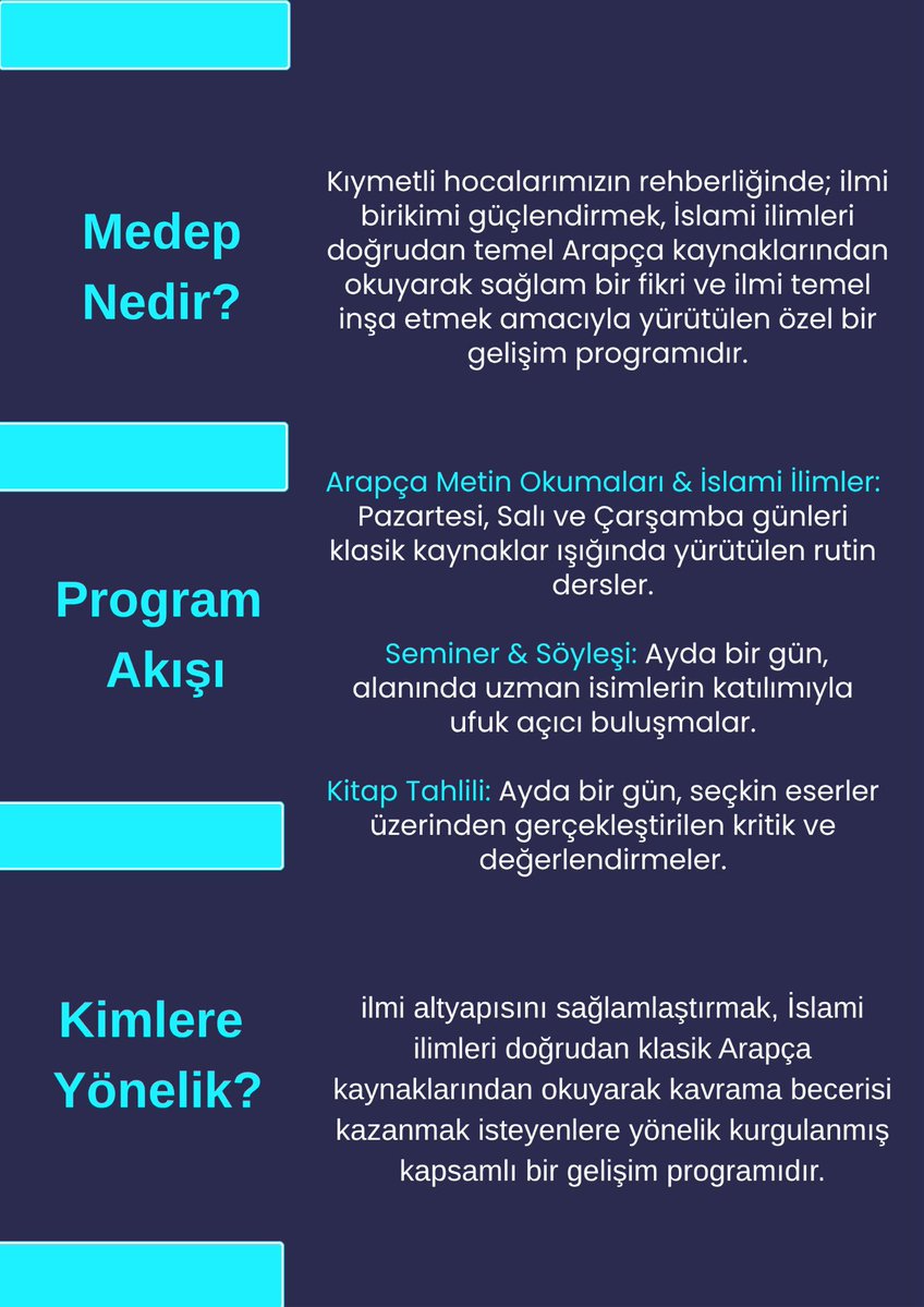 Medep_'s tweet photo. İMÜ İlahiyat Fakültesi Destek Programı'nın ilmi ve kültürel faaliyetlerini paylaşacağımız hesabımızı takip edebilirsiniz. https://t.co/6XzUzzLkxn