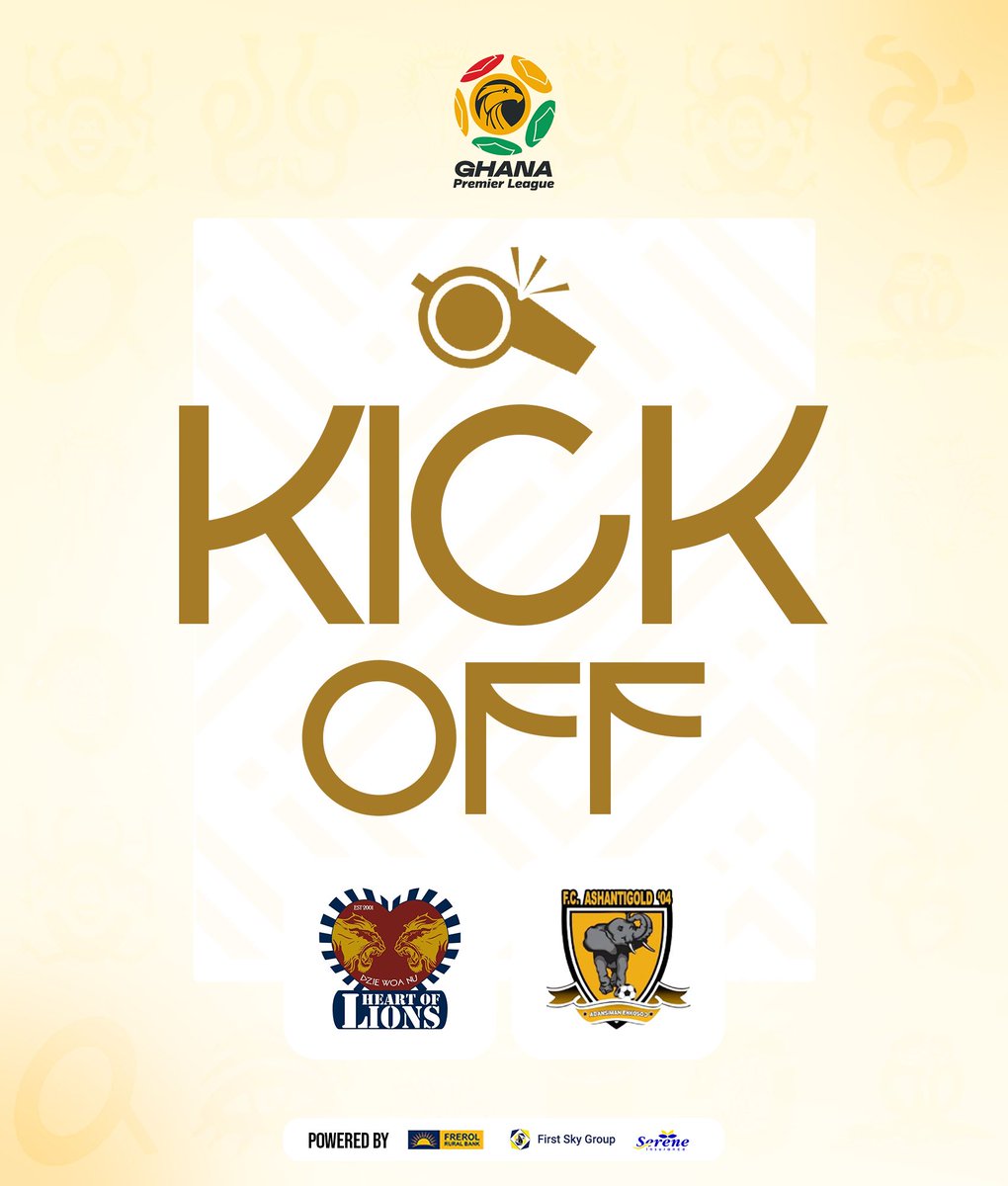 HeartOfLionsFc's tweet photo. ⏰️1" || Kick Off Underway 

[𝐇𝐞𝐚𝐫𝐭 𝐨𝐟 𝐋𝐢𝐨𝐧𝐬 0️⃣-0️⃣ 𝐅𝐂 𝐀𝐬𝐡𝐚𝐧𝐭𝐢𝐆𝐨𝐥𝐝]
#DzieWoaNu #𝐇𝐨𝐥𝐅𝐜🦁🔴🔵 #GplWk5 #SereneInsurance #GhanaPremierLeague https://t.co/U35v4doWW1