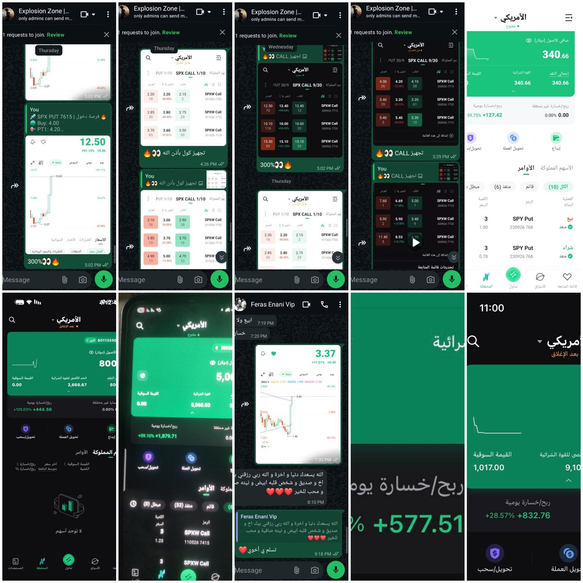 AbuMohammed890's tweet photo. تقفيل أسبوع أسطوري في عقود $SPX 🎯
▪️ CALL 7715 ➔ +295% 🔥
▪️ CALL 7720 ➔ +275% 🚀
▪️ CALL 7710 ➔ +246% ⚡️
▪️ SPX PUT ➔ +215% 🎯
4 عقود أخرى بمدبلات 100%
📌 لمتابعة تحليلات العقود المباشرة، الرابط بالبيو 👆
« السعر يتبع الأثر.. ولا عزاء للعشوائية ⚖️ » https://t.co/s8GtzMK6Ud
