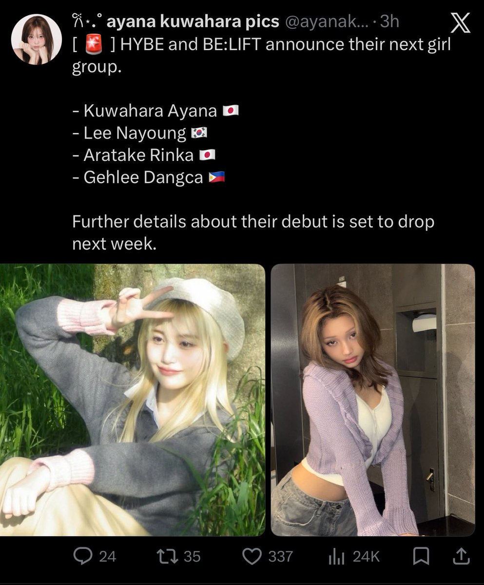 gehleegant's tweet photo. gehlee keeps being rumored to debut in different groups im ctfu https://t.co/jh2GaXjM4d