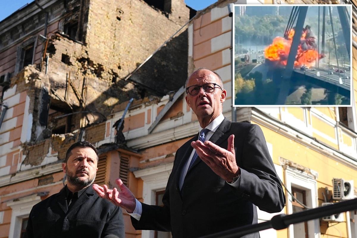 theindicatorpod's tweet photo. Sounds of air raid sirens, explosions in Kyiv during German chancellor's visit with Zelensky

Read more on The indicator : https://t.co/mMYknyW9ay https://t.co/4JVq0VZErq