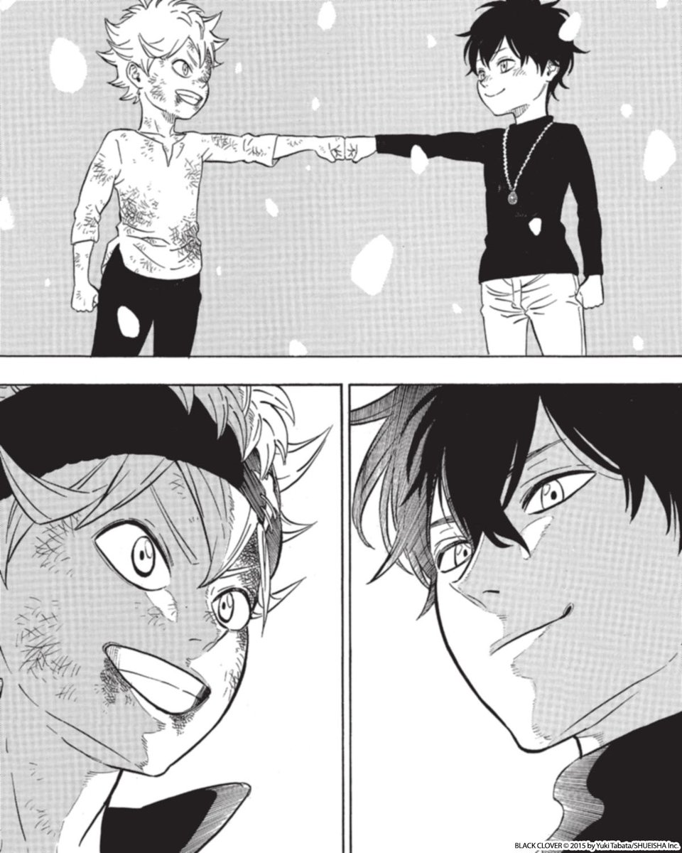 VIZMedia's tweet photo. From a quiet church to the Clover Kingdom stage. Happy birthday to the legends Asta and Yuno! https://t.co/24IJLTMG97